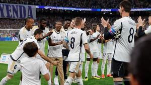 El homenaje del Bernabéu a Toni Kroos