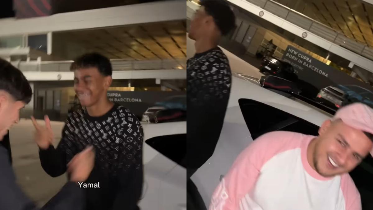 Lamine Yamal baila al ritmo de su canción