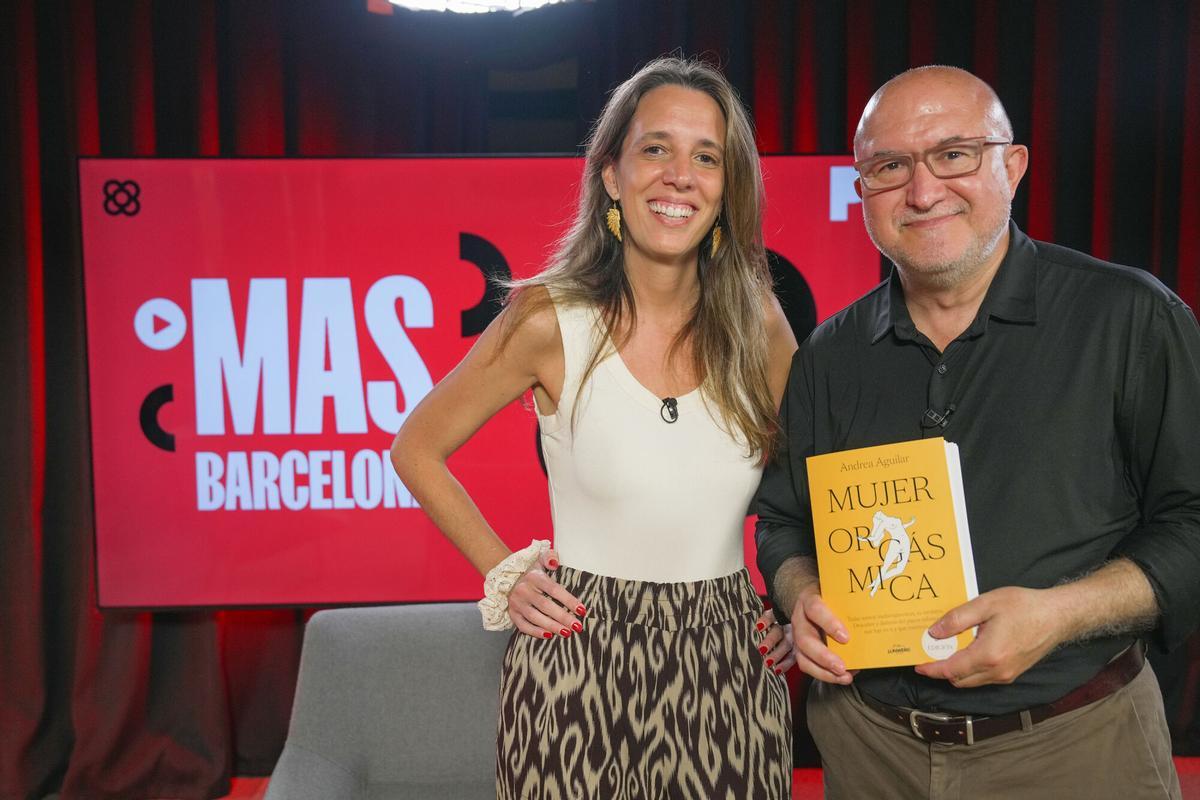 Sergi Mas con la terapeuta y autora Andrea Aguilar