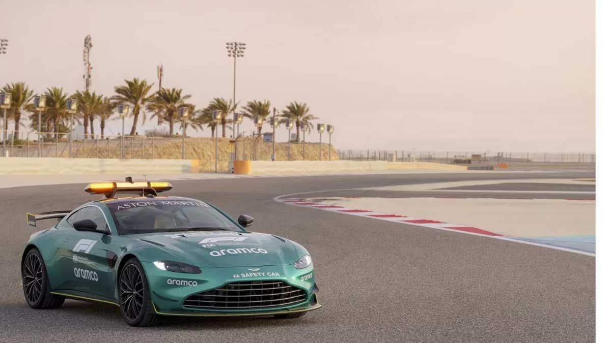 Aston Martin cuenta con su modelo Vantage como Safety Car en el Mundial de F1 de 2023