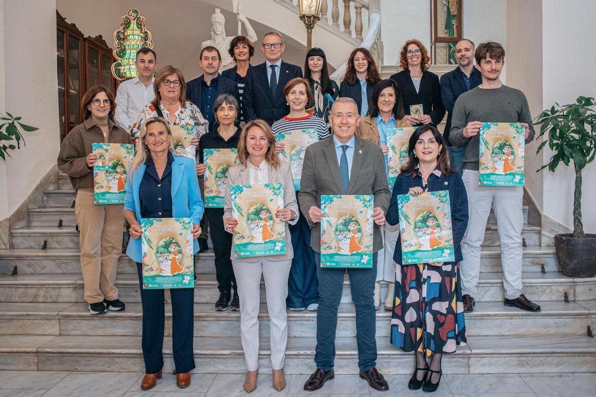 L'alcaldessa de Castelló, Begoña Carrasco, i el regidor de Cultura en funcions, Vicent Sales, han presentat la nova Fira del Llibre de Castelló.