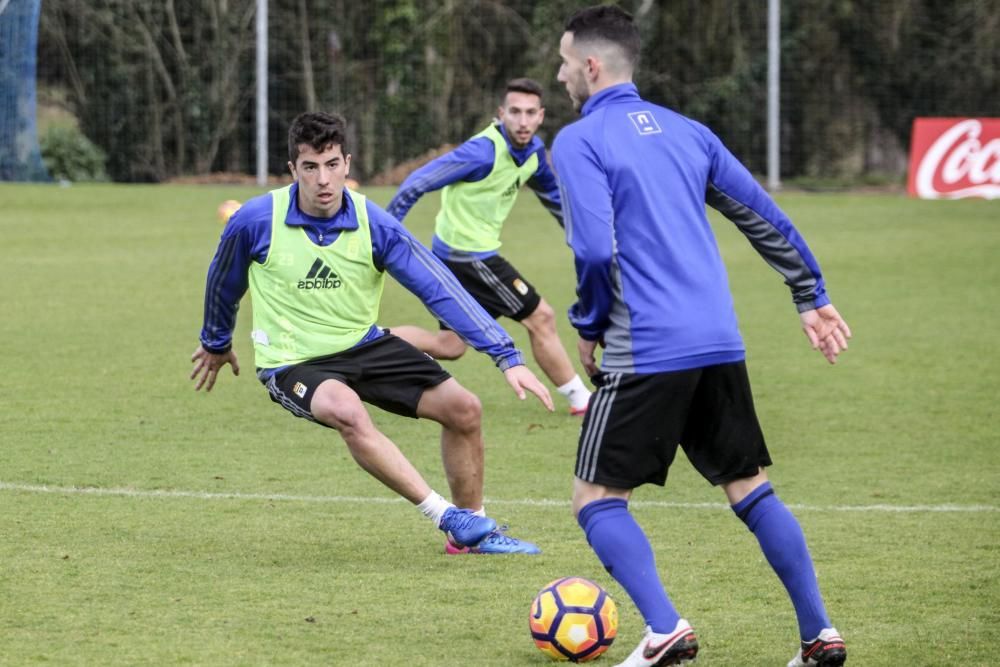 Entrenamiento del Real Oviedo en El Requexón