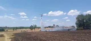 GALERÍA | Incendio forestal en la comarca de Sayago