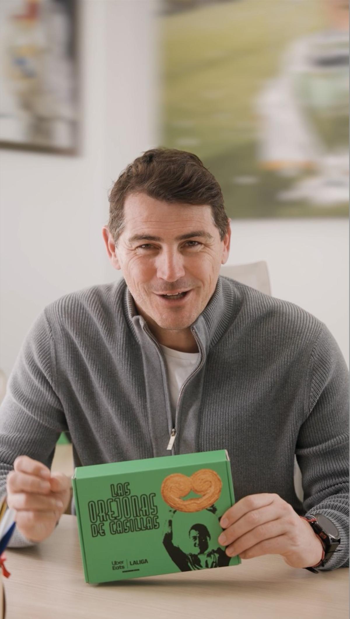 Casillas se suma a la promoción de Uber Eats