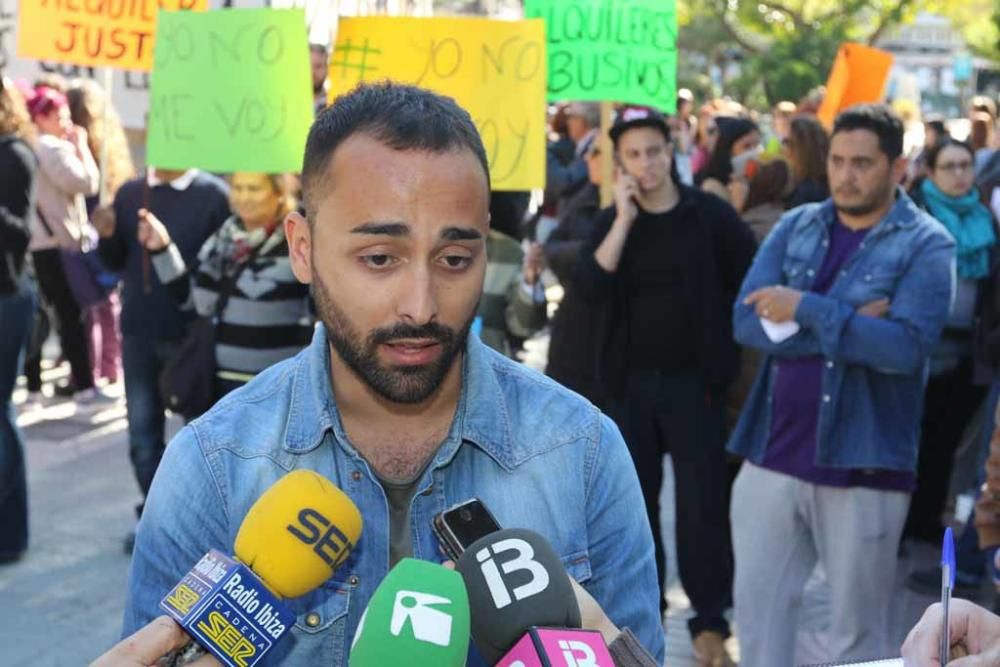 Protesta por los alquileres abusivos en Ibiza