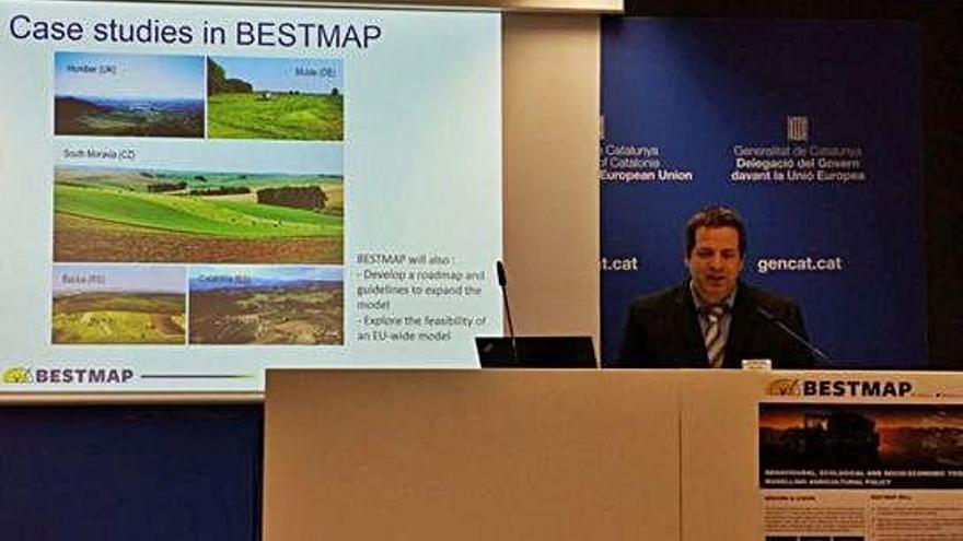 Una reunió del projecte europeu Bestmap a Brussel·les.