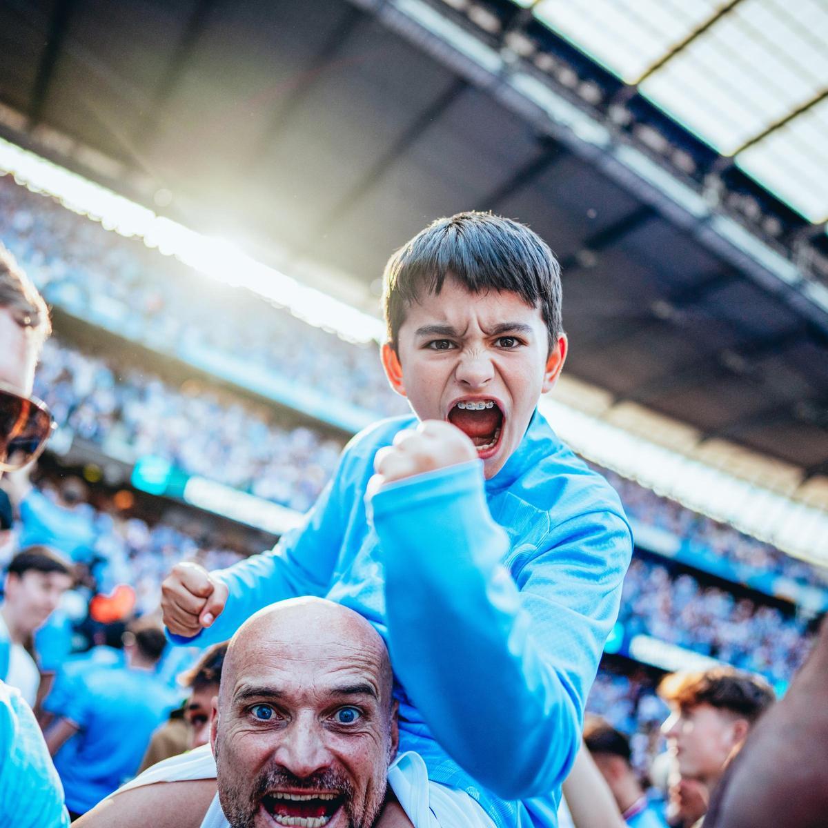 Las imágenes de la celebración del Manchester City, campeón de la Premier Las imágenes de la celebración del Manchester City, campeón de la Premier
