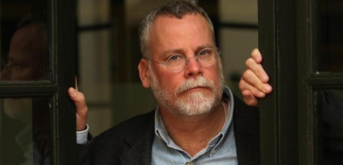 Michael Connelly, a Barcelona, on va rebre el Premi Carvalho el febrer del 2009