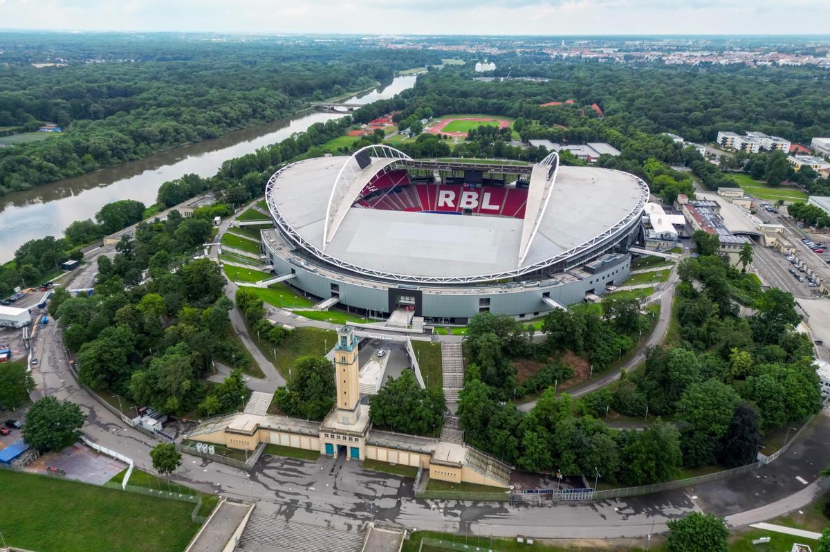 Red Bull Arena, campo del Leipzig y uno de los estadios de la Eurocopa 2024