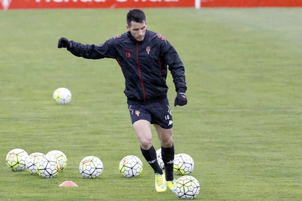 Entrenamiento del Sporting