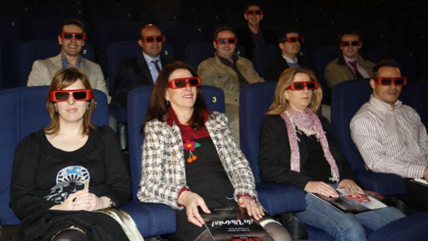 Las películas en 3D son cada vez más comunes.