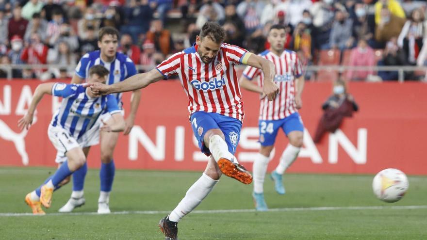 Stuani fa una crida a l’afició perquè  acompanyi l’equip contra el Mirandés