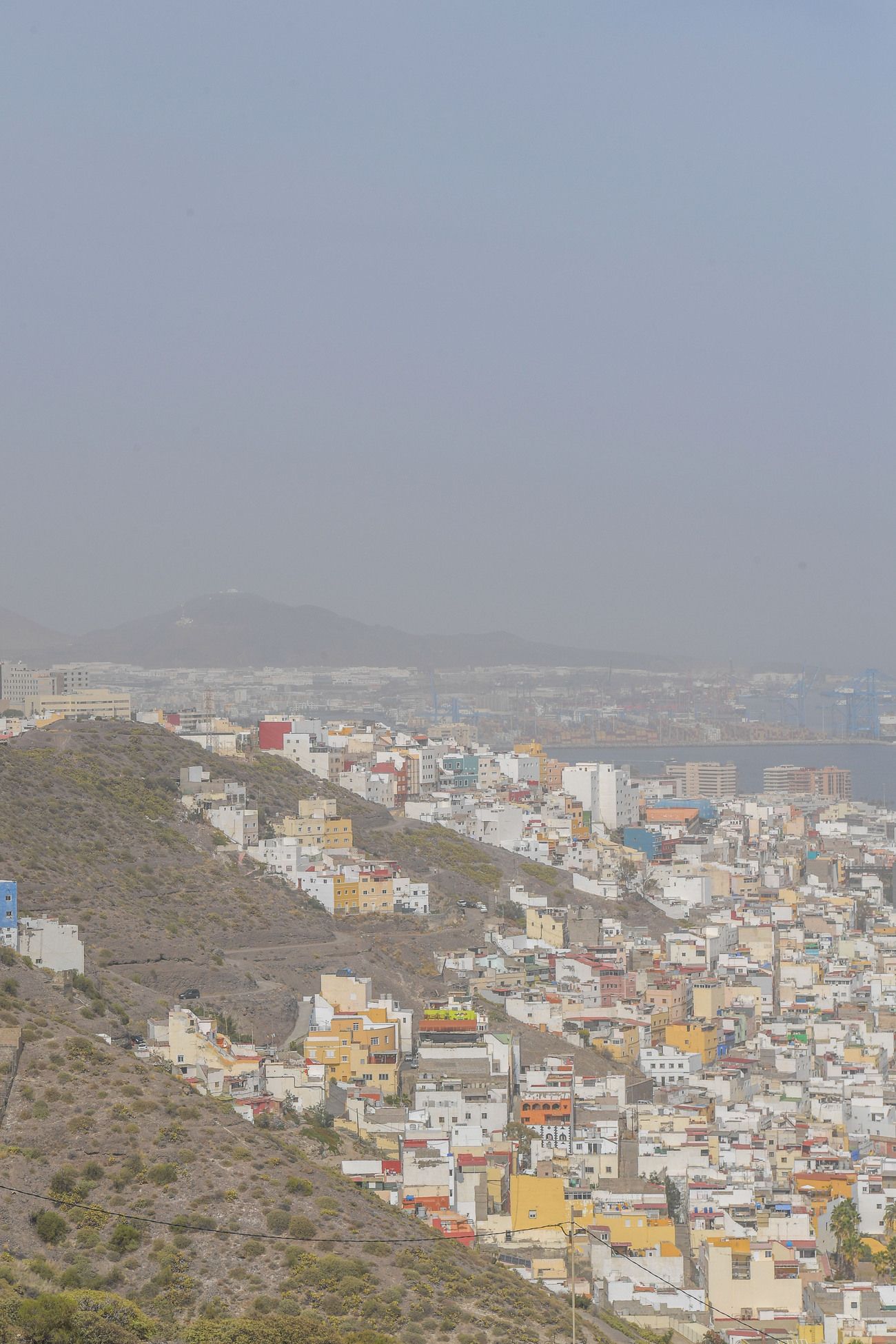 Calima en Las Palmas de Gran Canaria (08/02/24)