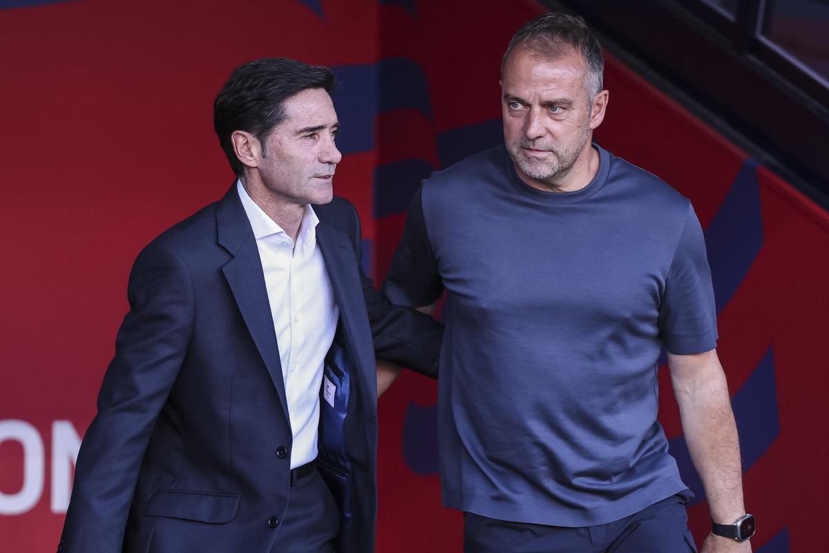 Marcelino y Flick.