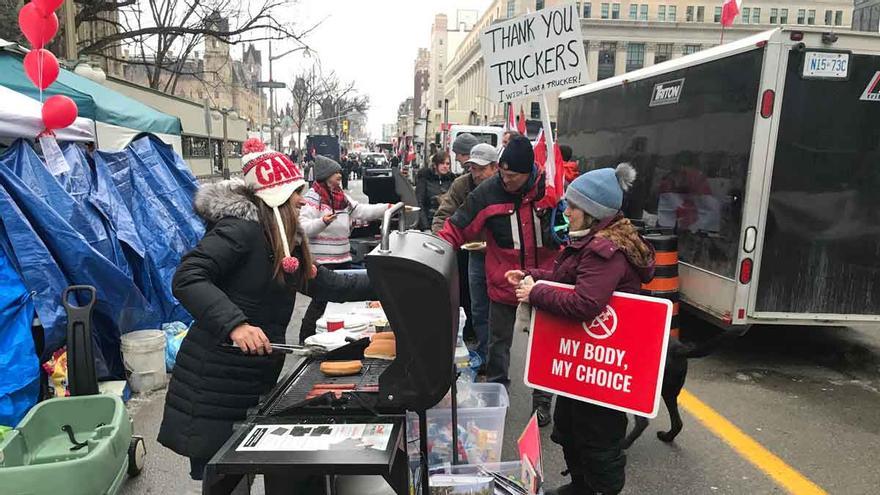 Una de las canciones convertidas en himno de los antivacunas en las protestas de Canadá