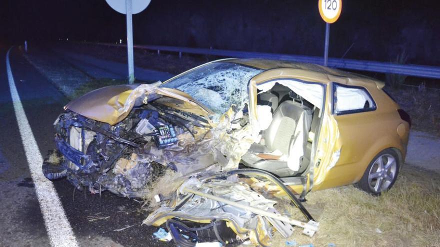 Fallece un conductor que circulaba por la autovía de Verín en sentido contrario