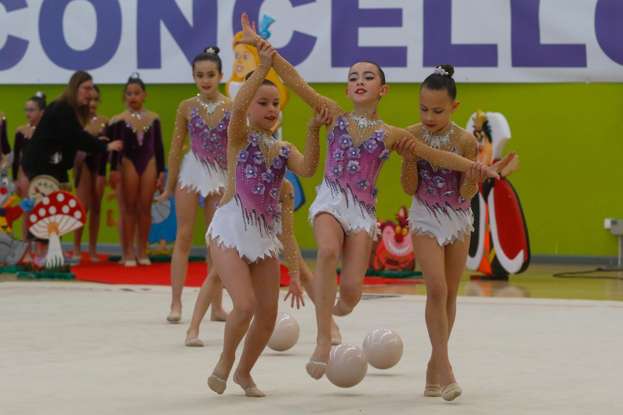 Campeonato autonómico de gimnasia rítmica en O Grove