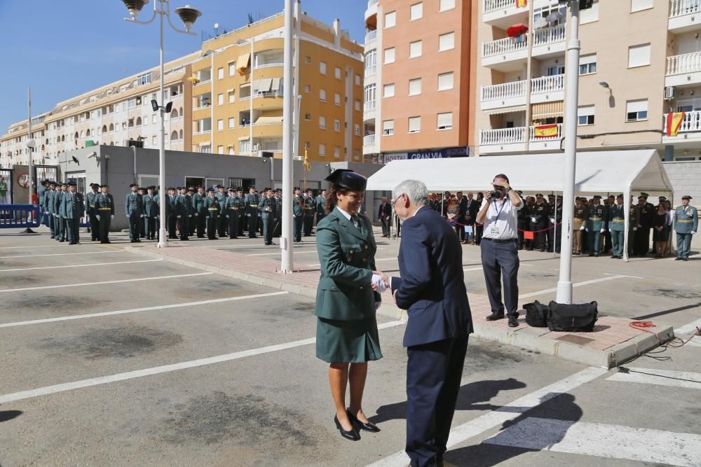 Misa y acto castrense en el cuertel de la Compañía de la Guardia Civil de Torrevieja y la Vega Baja el día de la Virgen del Pilar