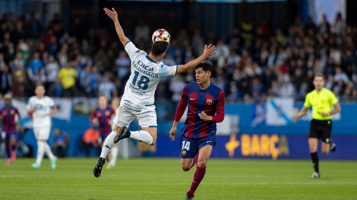 Estadísticas de barça b contra deportivo la coruña