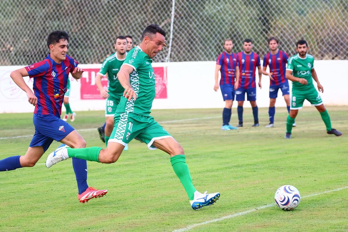 Galería | Así ha sido el espectacular regreso de Roberto Bautista al fútbol