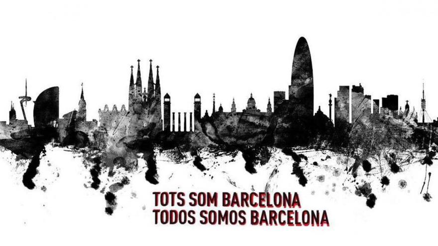 Solidaridad en las redes con Barcelona