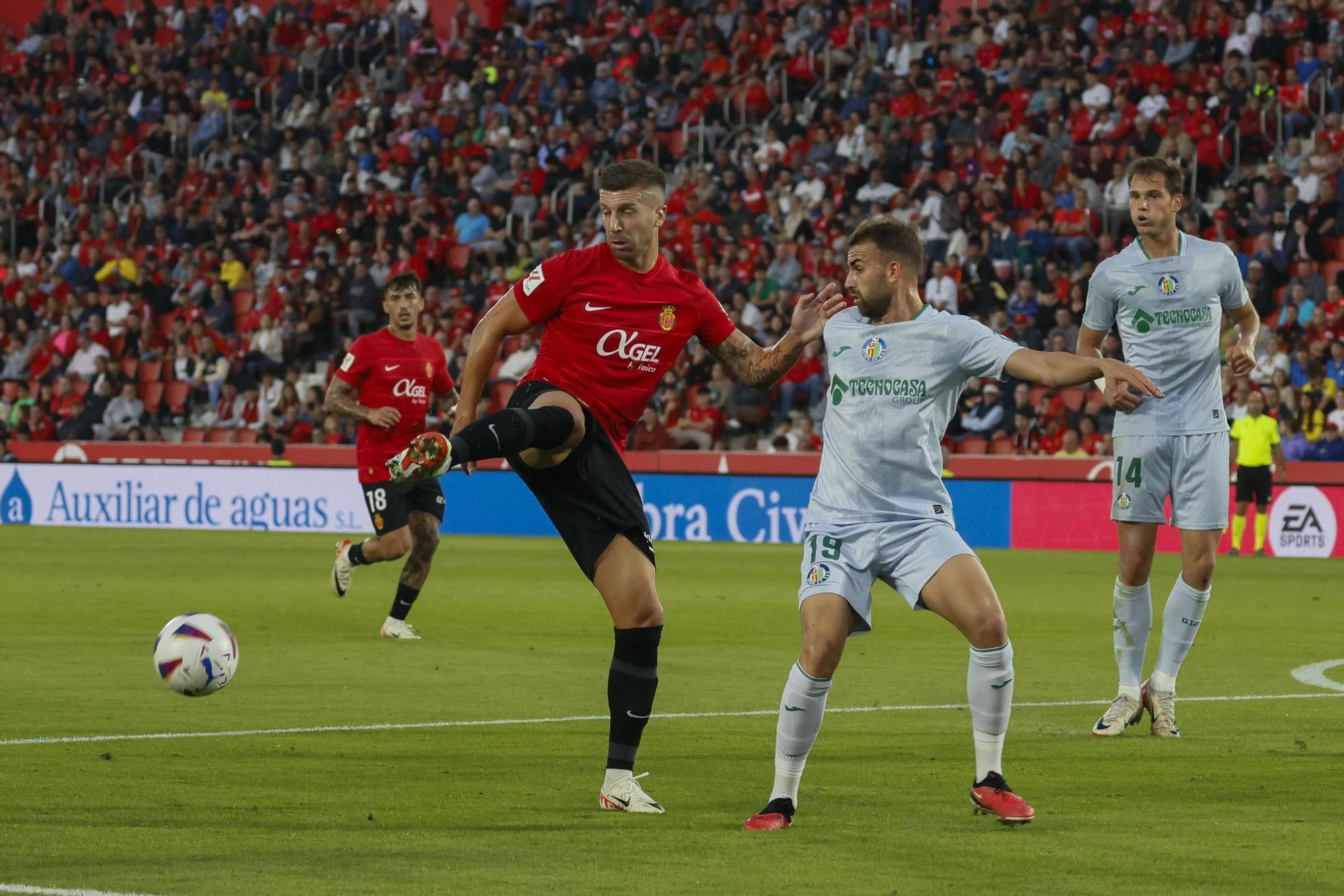 Las imágenes del RCD Mallorca-Getafe disputado en Son Moix (0-0)