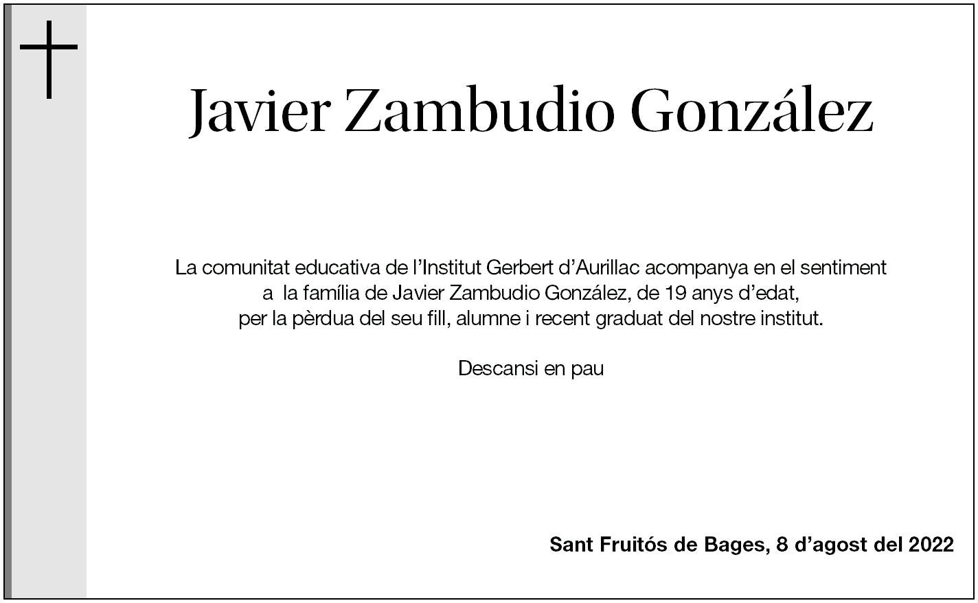 Javier Zambudio