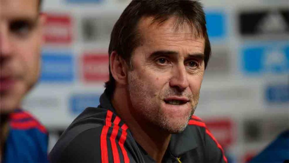 Julen Lopetegui, seleccionador español de fútbol