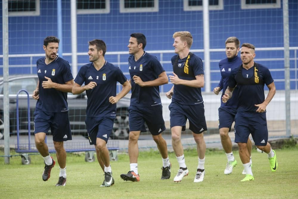 Entrenamiento del Real Oviedo, viernes