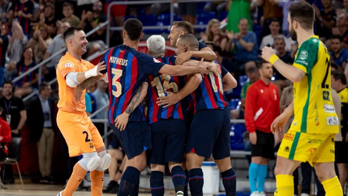 En juego el primer partido entre Barça y Jaén FS