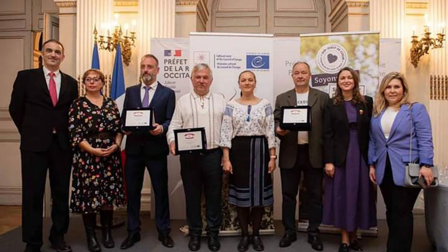 Entrega del galardón en la ciudad francesa de Toulouse durante las Jornadas Europeas del Vino.