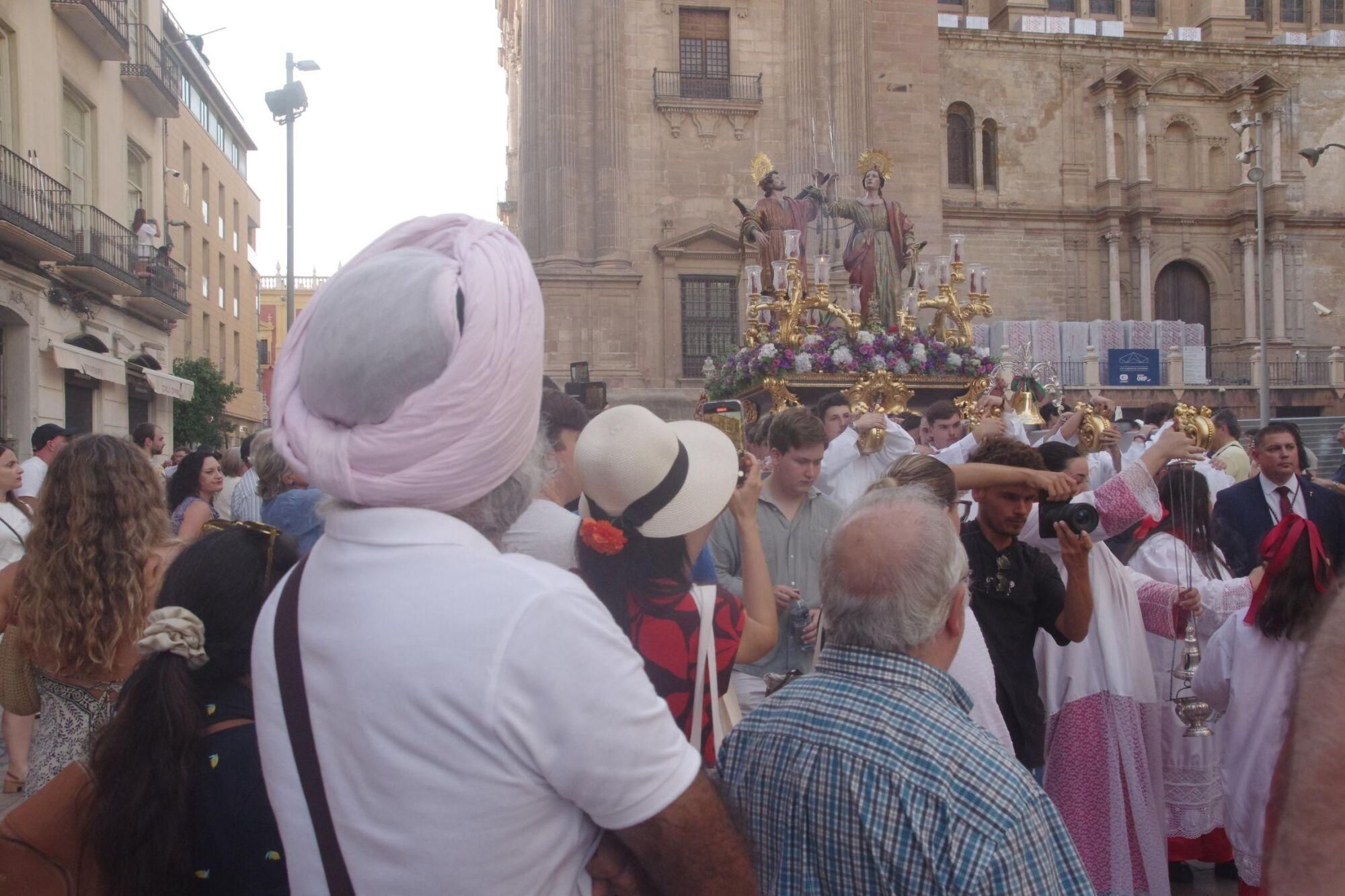 Procesión de los Patronos de Málaga 2025