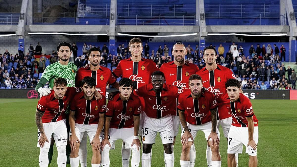El Mallorca salió con este once ante el Getafe el pasado miércoles.
