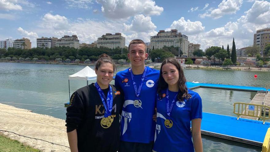 Tridente valenciano para el Europeo Júnior de Natación