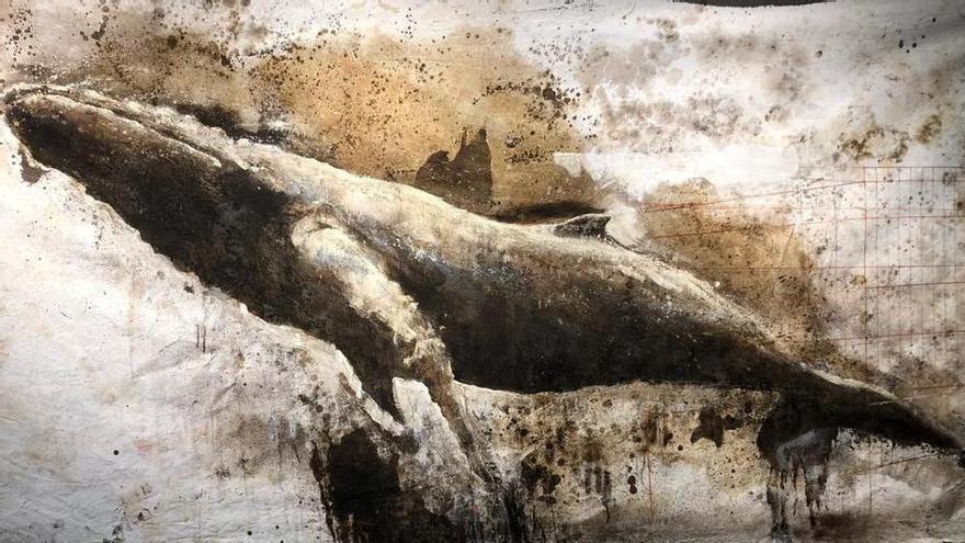 El cordobés Esteban Ruiz lleva su particular ‘Moby Dick’ al corazón del Retiro de Madrid