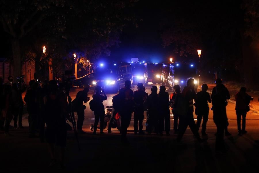 Protestas en Barcelona por la inhabilitación de Torra