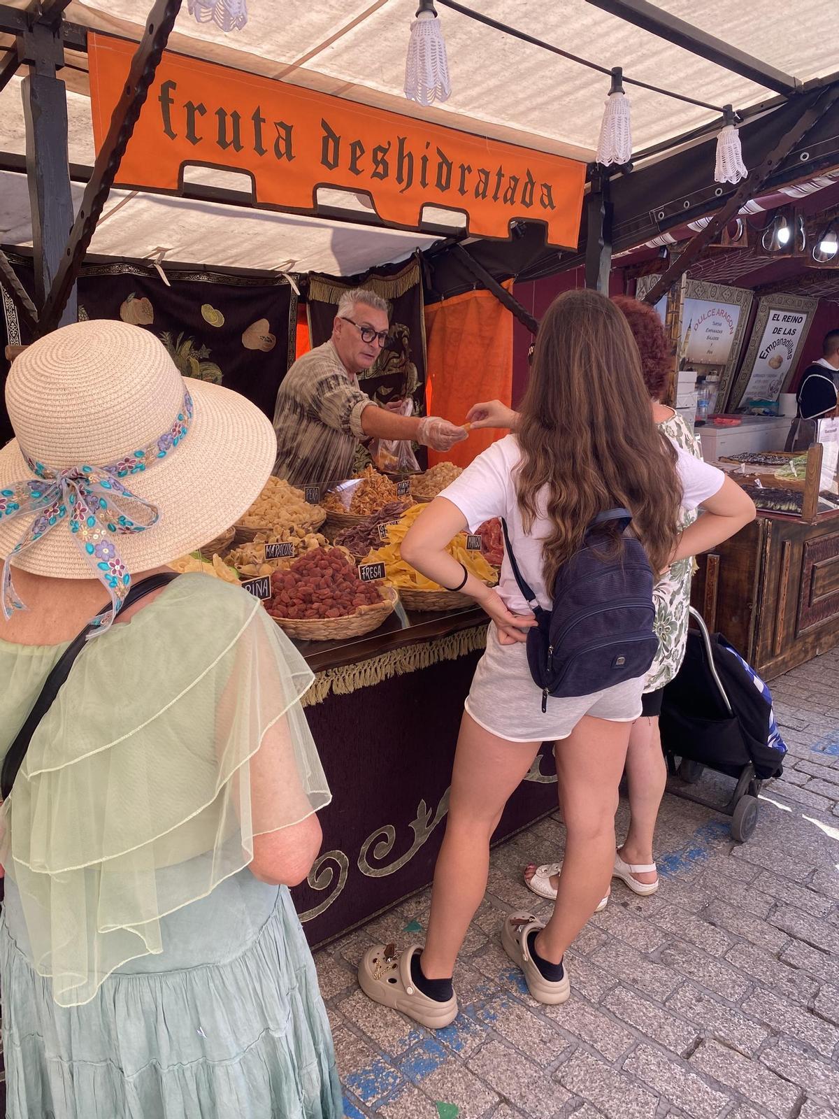 Ambientación en el Mercado Medieval de Benavente.
