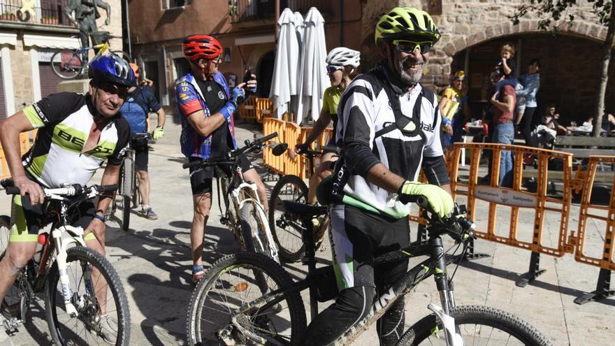 Imatge de l&#039;arribada de ciclistes en l&#039;edició de l&#039;any passat