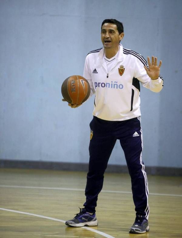 Entrenamiento del Real Zaragoza en el Príncipe Felipe