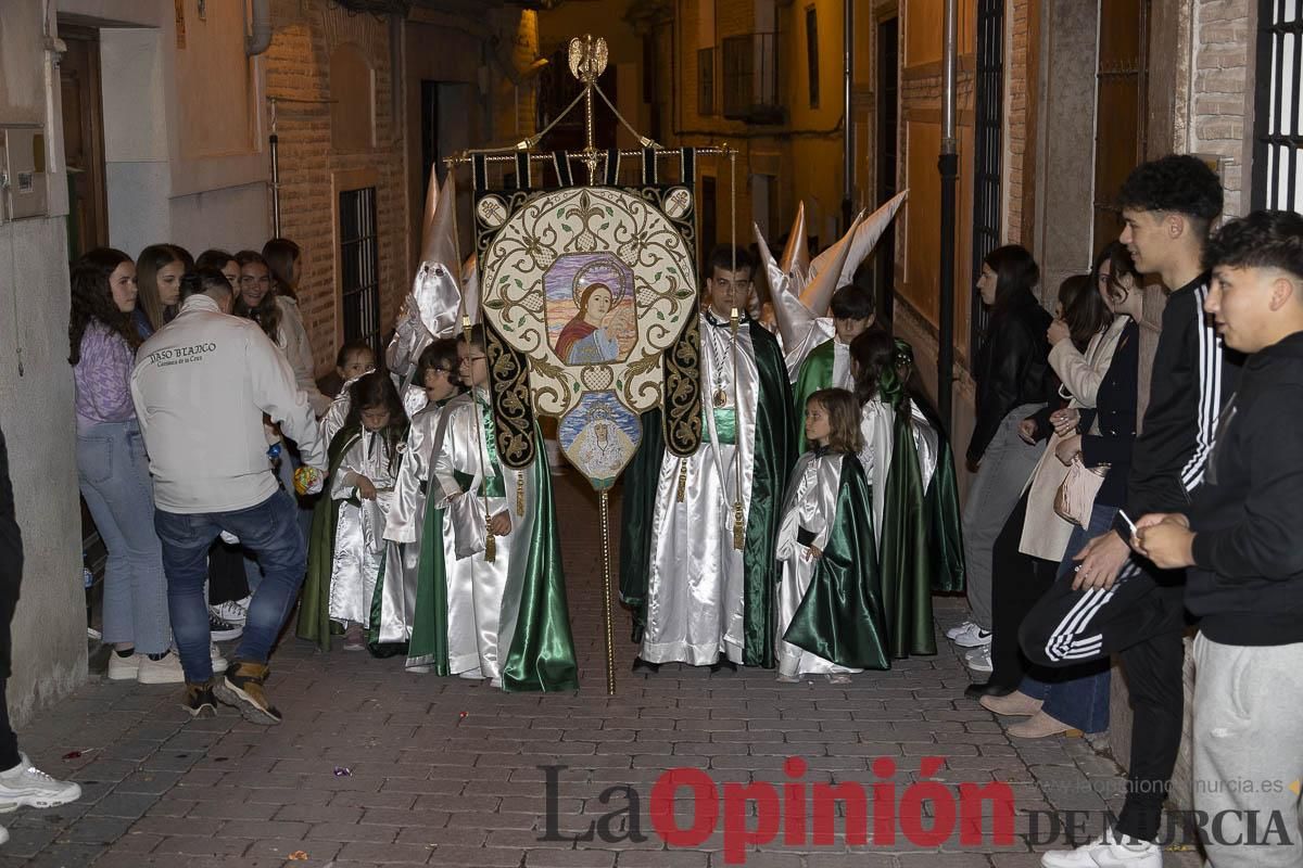 Los niños toman las calles de Caravaca en la procesión de Lunes Santo