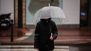 Llega la tormenta Juan a la sierra de Guadarrama de Madrid