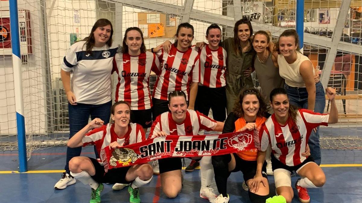 El Sant Joan de fútbol sala femenino debutó con triunfo en la Copa al derrotar por 3-4 al Ciutat d’Inca.