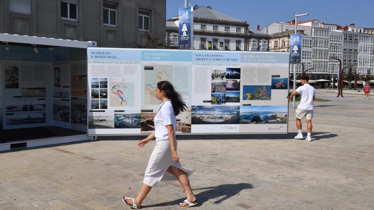 La exposición 'Porto da Coruña, unha historia visual', en Palexco hasta finales de septiembre