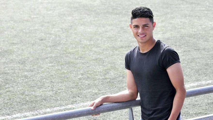 Juan Steven, en Ganzábal, antes del encuentro de Copa Federación ante el Llanes.