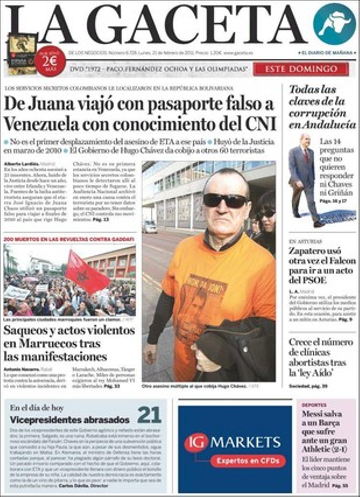 la gaseta 21-02-2011