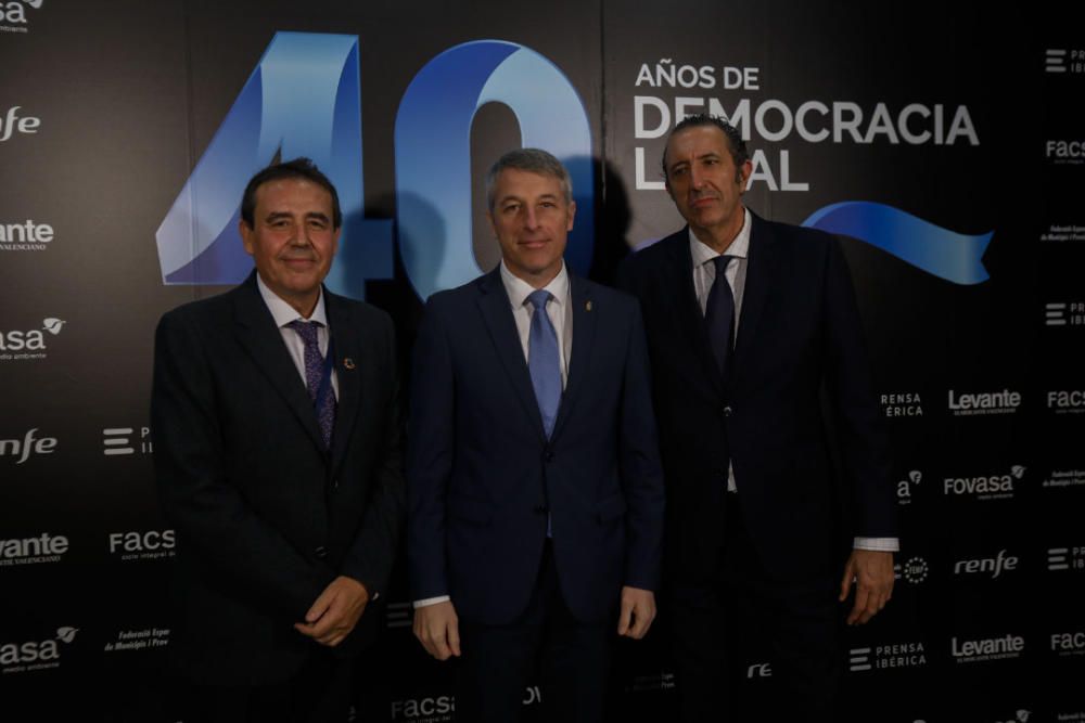 Gala de los 40 años de democracia local en Levante-EMV