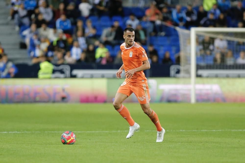 El partido entre el Málaga y el Oviedo, en imágenes