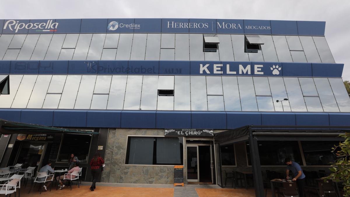 La sede de Kelme en el Parque Empresarial de Elche.