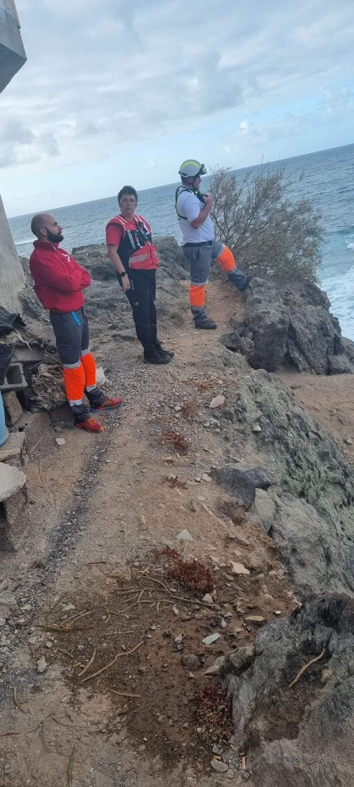 Búsqueda del bañista que cayó al mar en El Rincón