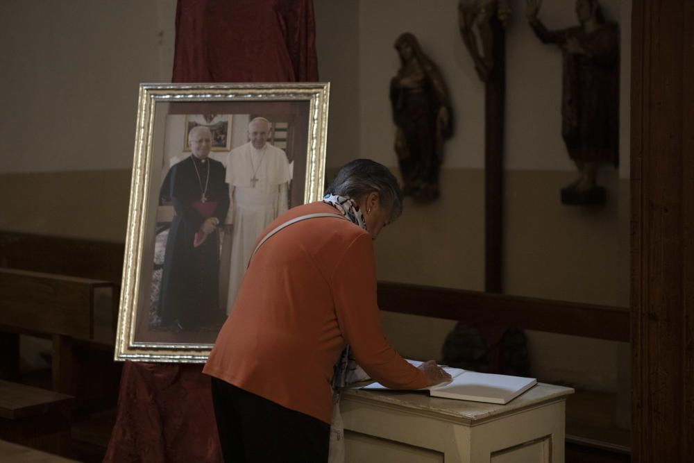 La capilla ardiente del Obispo de Zamora